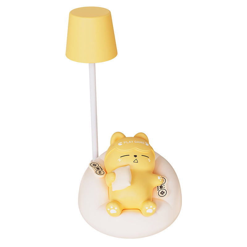 Sleeping Cat Small Night Lamp