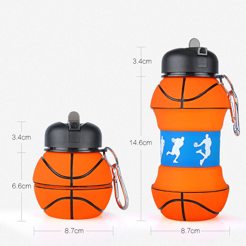 Collapsible Sports Water Bottle -Portable, Stylish&Durable