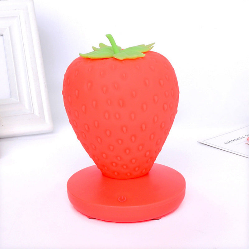 Strawberry Night Light- USB Rechargeable, Soft LED Glow