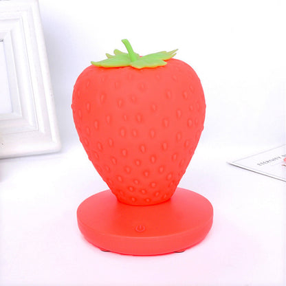 Strawberry Night Light- USB Rechargeable, Soft LED Glow