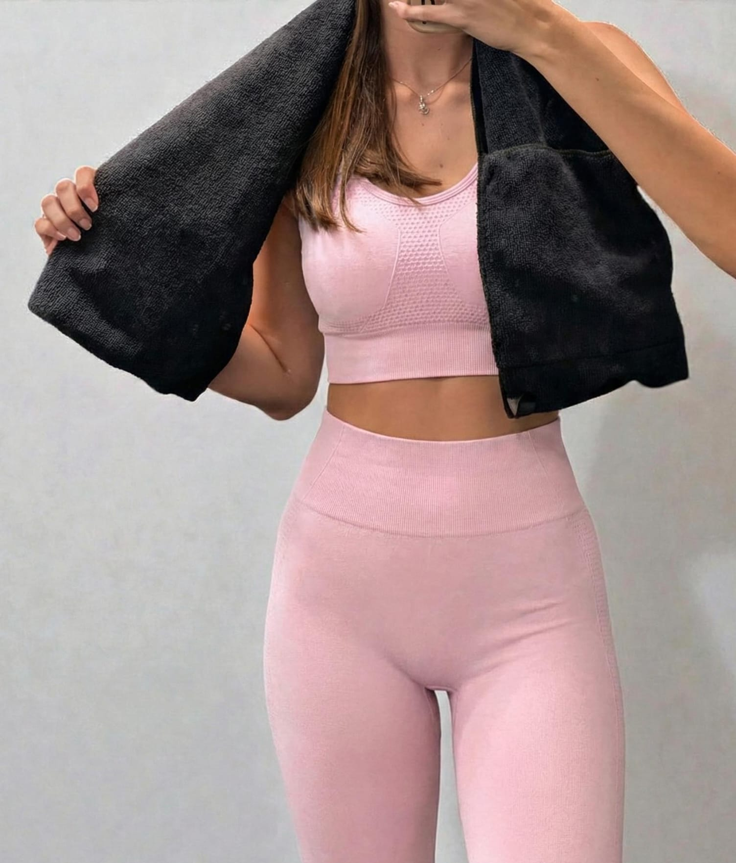 The FlexTowel- Anti Germ Gym Towel with zipper pocket